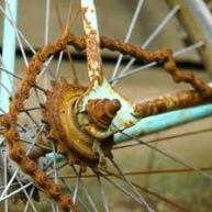 Even old bicycles and lawn chairs can be recycled.